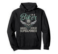 Motorcycle Biker Im Biker Whats Hoodie - Casual Everyday Wear Men Women - T-Shirt, Sweatshirt, Hoodie