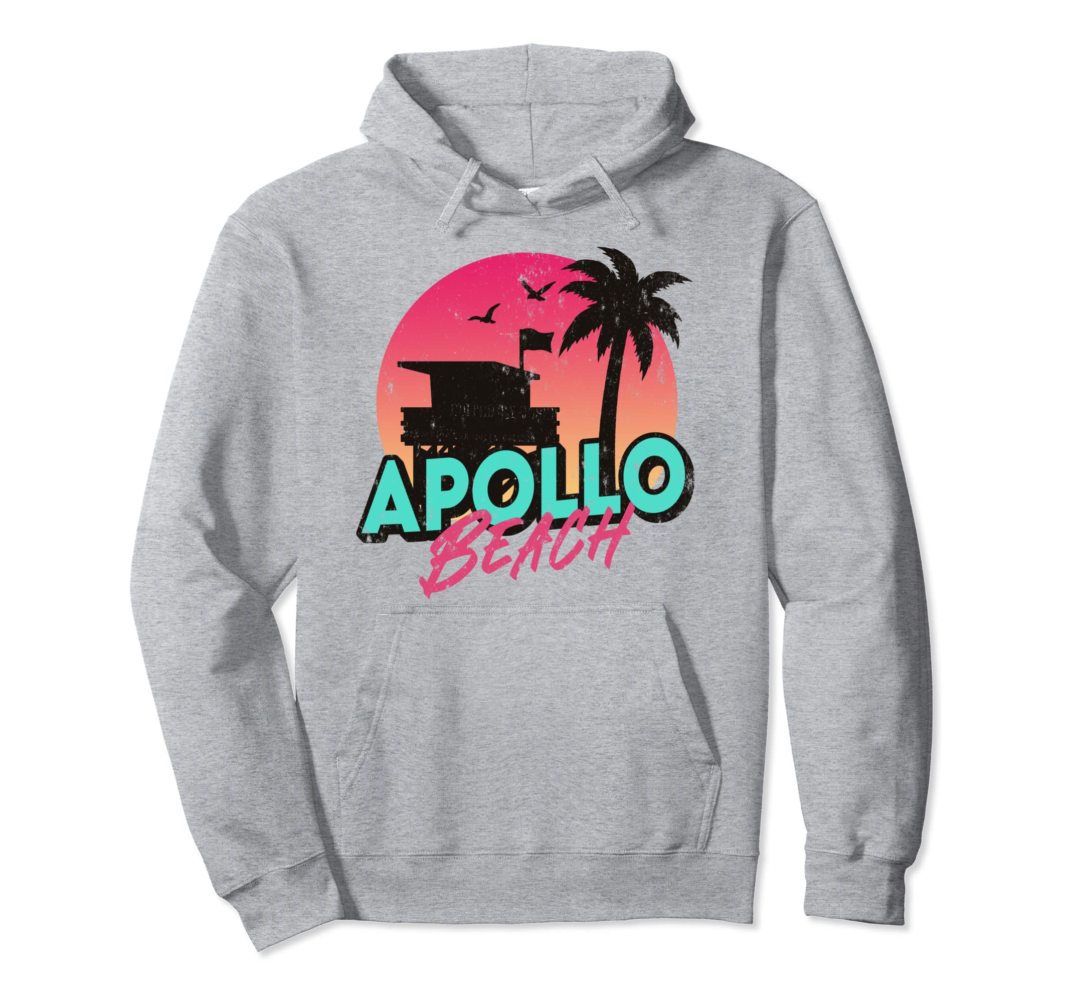 Apollo Beach Florida Palm Trees Fl Hoodie - Graphic Print Men Women - T-Shirt, Sweatshirt, Hoodie
