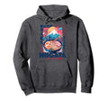 Niigata City 80S Synthwave Ramen Bowl Hoodie - Novelty Apparel for Adults - T-Shirt, Sweatshirt, Hoodie