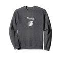 Vista Peach Minimal Art Sweatshirt - Casual Everyday Wear for Adults - T-Shirt, Sweatshirt, Hoodie