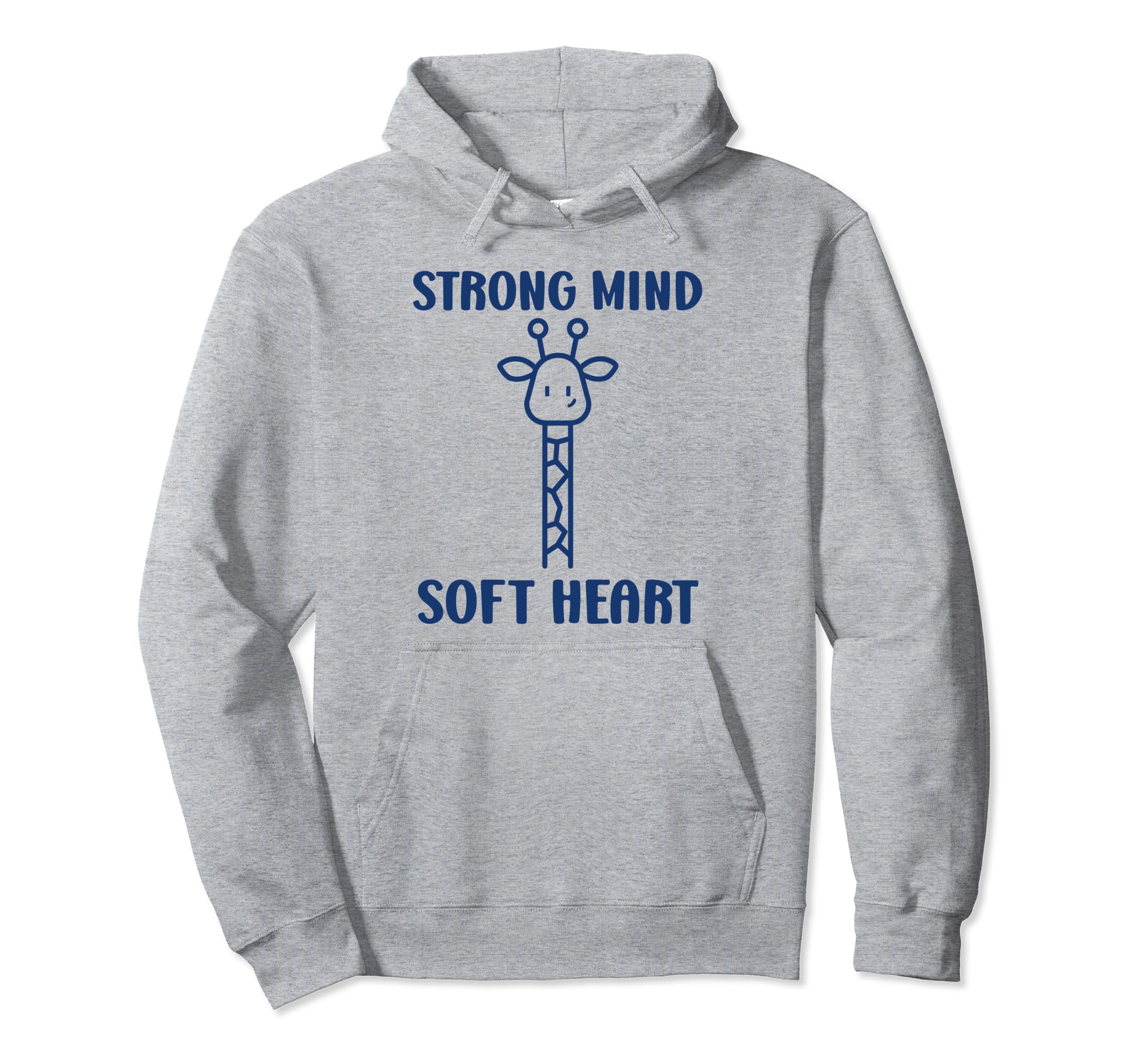 Animal Strong Mind Soft Heart Mental Hoodie - Unique Graphic for Adults - T-Shirt, Sweatshirt, Hoodie