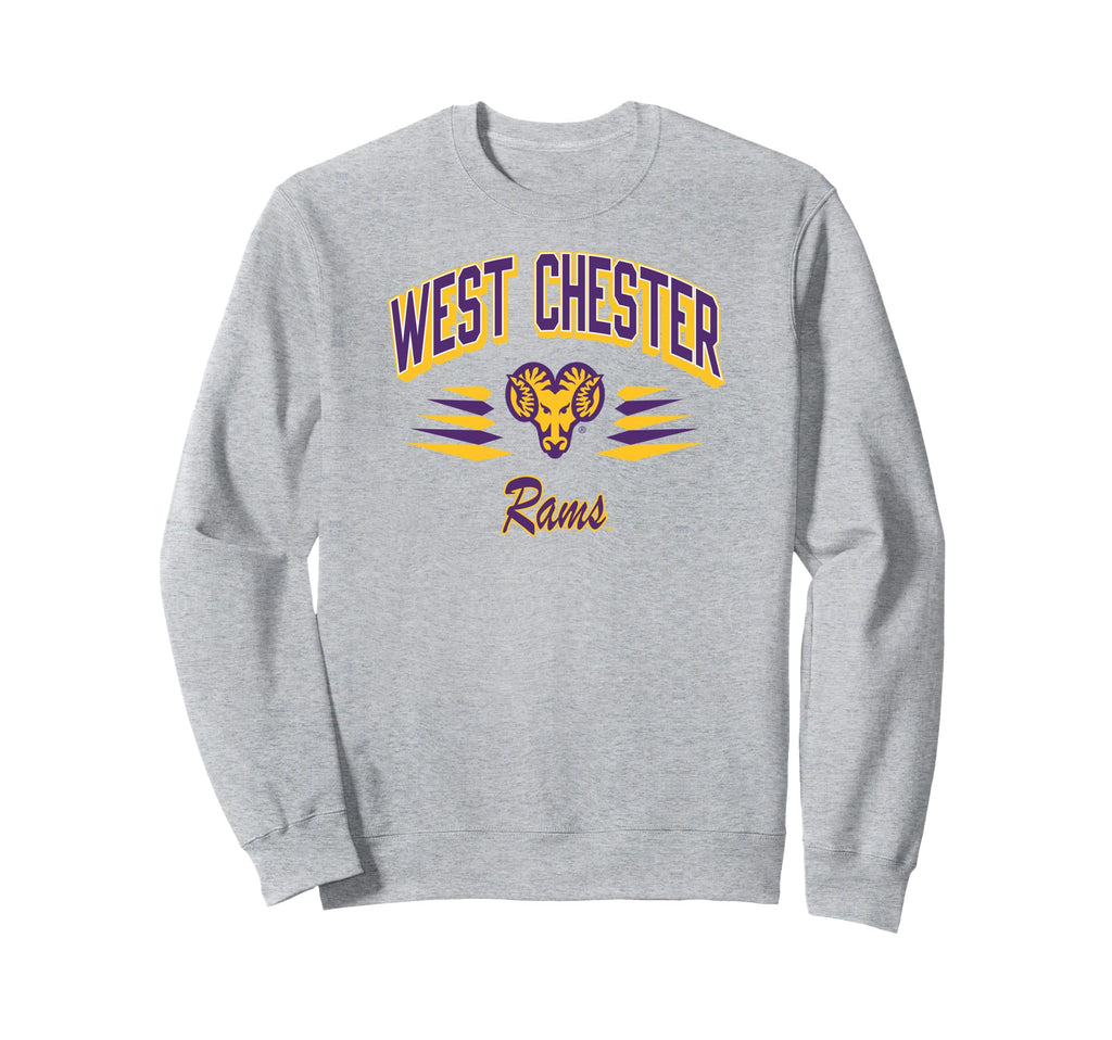 West Chester Golden Rams Diamond Gray Sweatshirt - Minimalist Print Unisex - T-Shirt, Sweatshirt, Hoodie