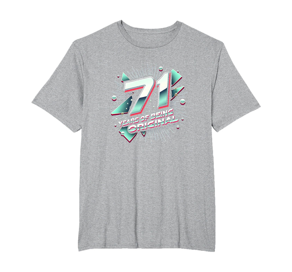 71 Years Original Birthday Gift T-Shirt - Minimalist Print Unisex - T-Shirt, Sweatshirt, Hoodie