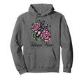 Floral Coil Tattoo Machine Hoodie - Unique Graphic for Adults - T-Shirt, Sweatshirt, Hoodie