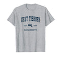 West Tisbury Massachusetts Ma T-Shirt - Casual Everyday Wear for Adults - T-Shirt, Sweatshirt, Hoodie