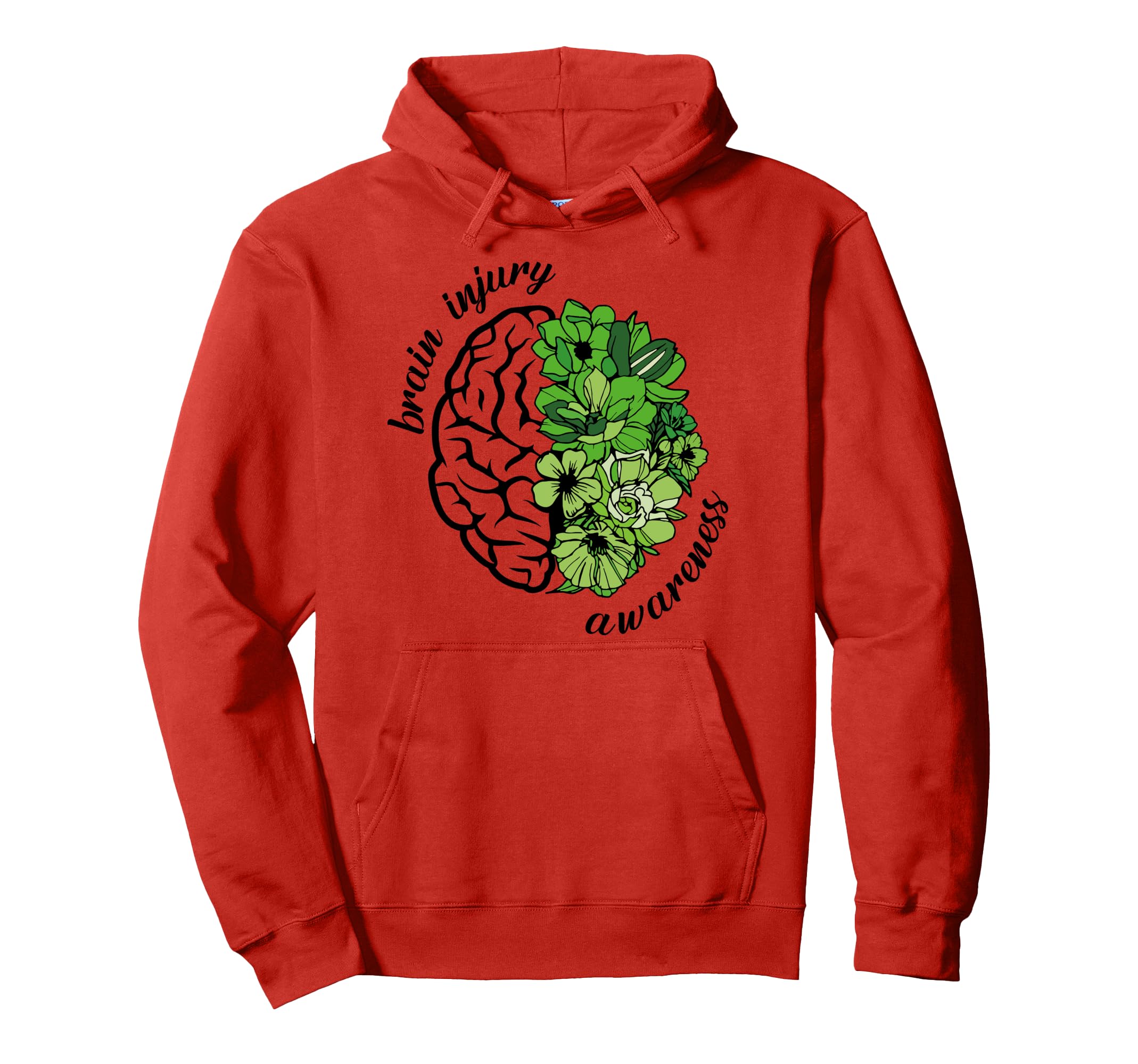 Brain Injury Awareness Mental Health Hoodie - Aesthetic Graphic Men Women - T-Shirt, Sweatshirt, Hoodie
