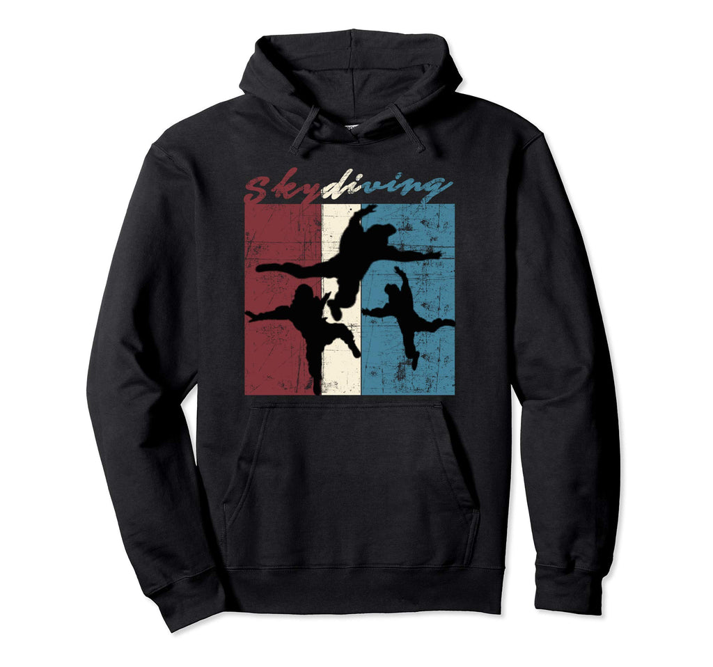 Skydiving Skydiver Skydive Parachute Hoodie - Novelty Apparel for Adults - T-Shirt, Sweatshirt, Hoodie