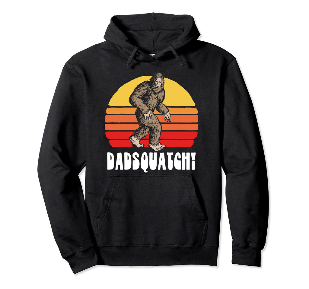 Dadsquatch Funny Bigfoot Sasquatch Dad Hoodie - Aesthetic Graphic Unisex - T-Shirt, Sweatshirt, Hoodie
