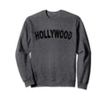 Hollywood Black Text Sweatshirt - Novelty Apparel for Adults - T-Shirt, Sweatshirt, Hoodie