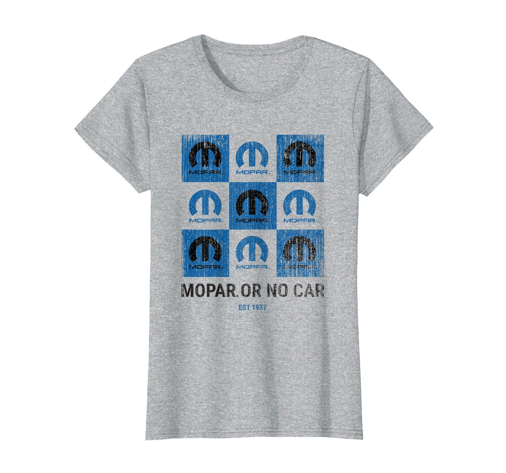 Mopar Or No Car Checkered T-Shirt - Fun Novelty Design Unisex - T-Shirt, Sweatshirt, Hoodie
