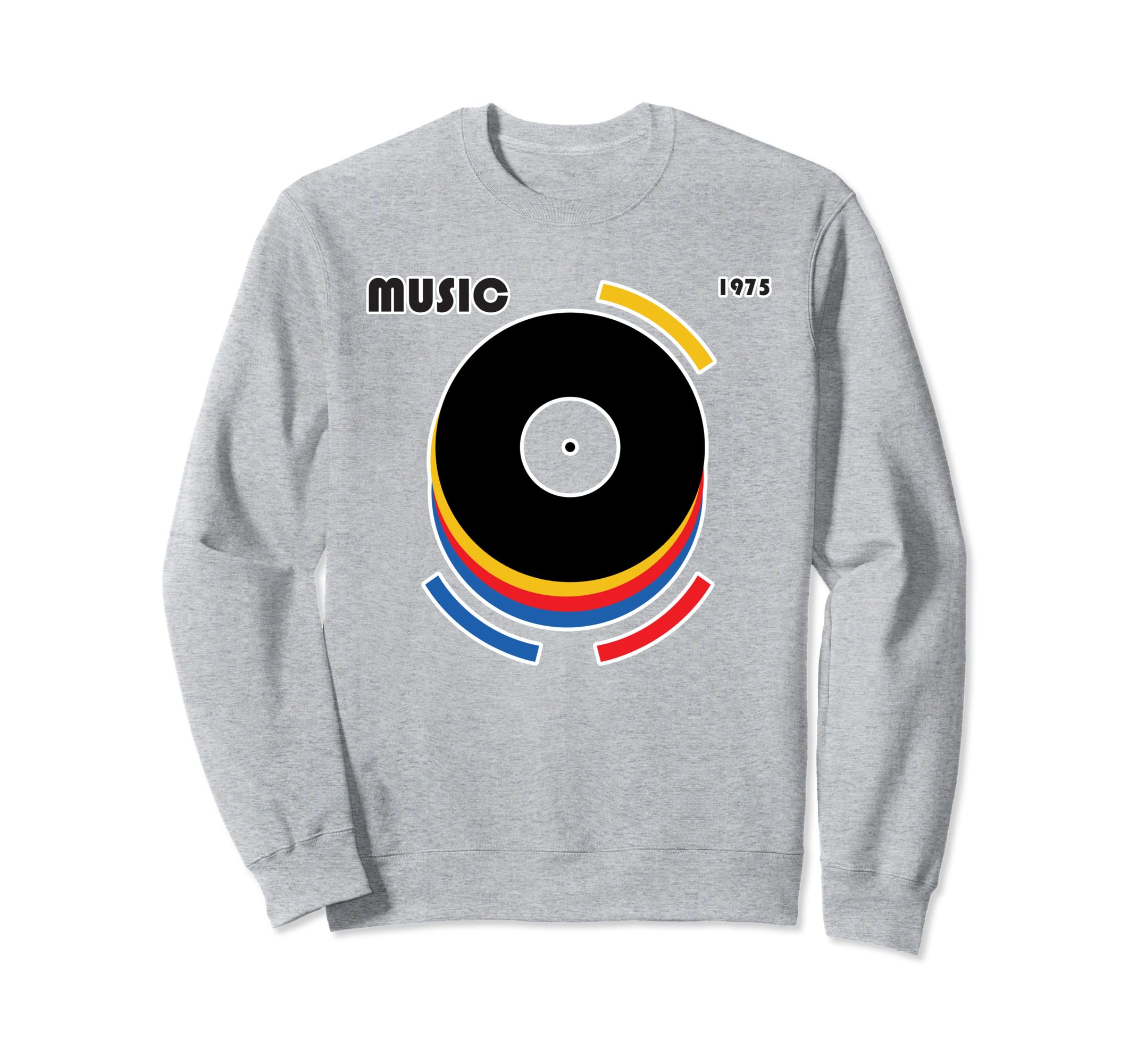 Vinyl Record Player Sweatshirt - Graphic Print Unisex - T-Shirt, Sweatshirt, Hoodie