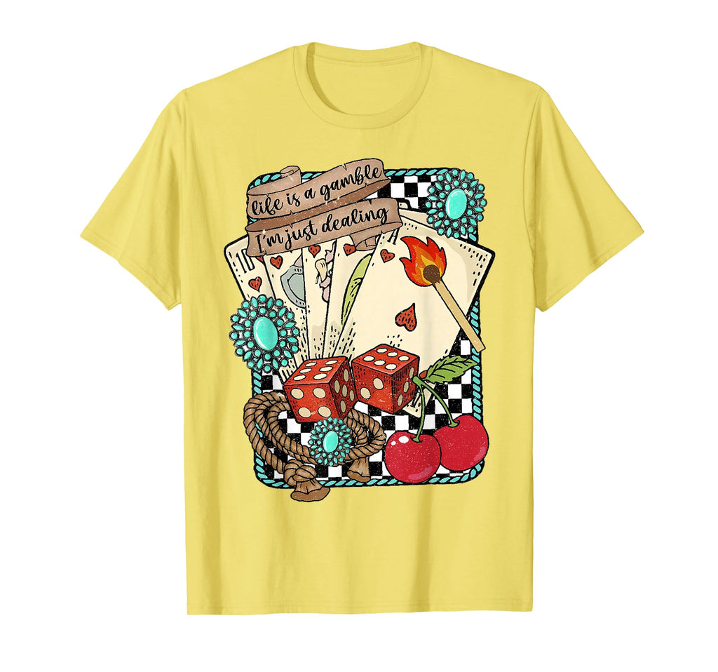 Turquoise Western Wild West Cowboy T-Shirt - Novelty Apparel for Adults - T-Shirt, Sweatshirt, Hoodie