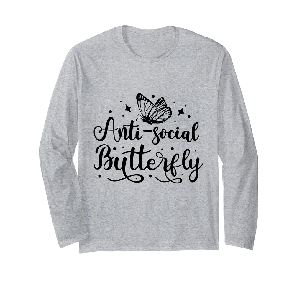 Anti Social Butterfly Magical Goth Esoteric T-Shirt - Unique Graphic Unisex - T-Shirt, Sweatshirt, Hoodie