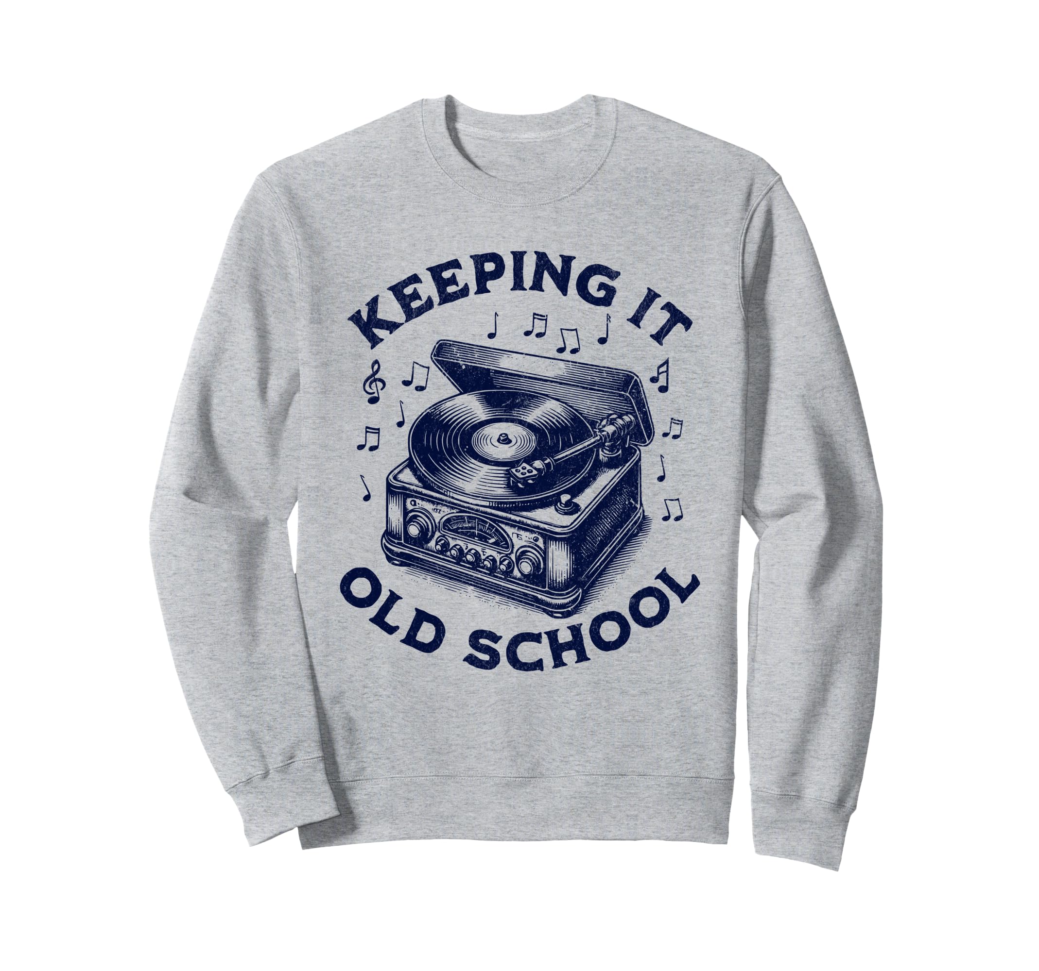 Old School Vinyl Records Player Gen Sweatshirt - Aesthetic Graphic Unisex - T-Shirt, Sweatshirt, Hoodie