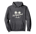 Fort Walton Beach Florida 70S Palm Trees Hoodie - Graphic Print for Adults - T-Shirt, Sweatshirt, Hoodie