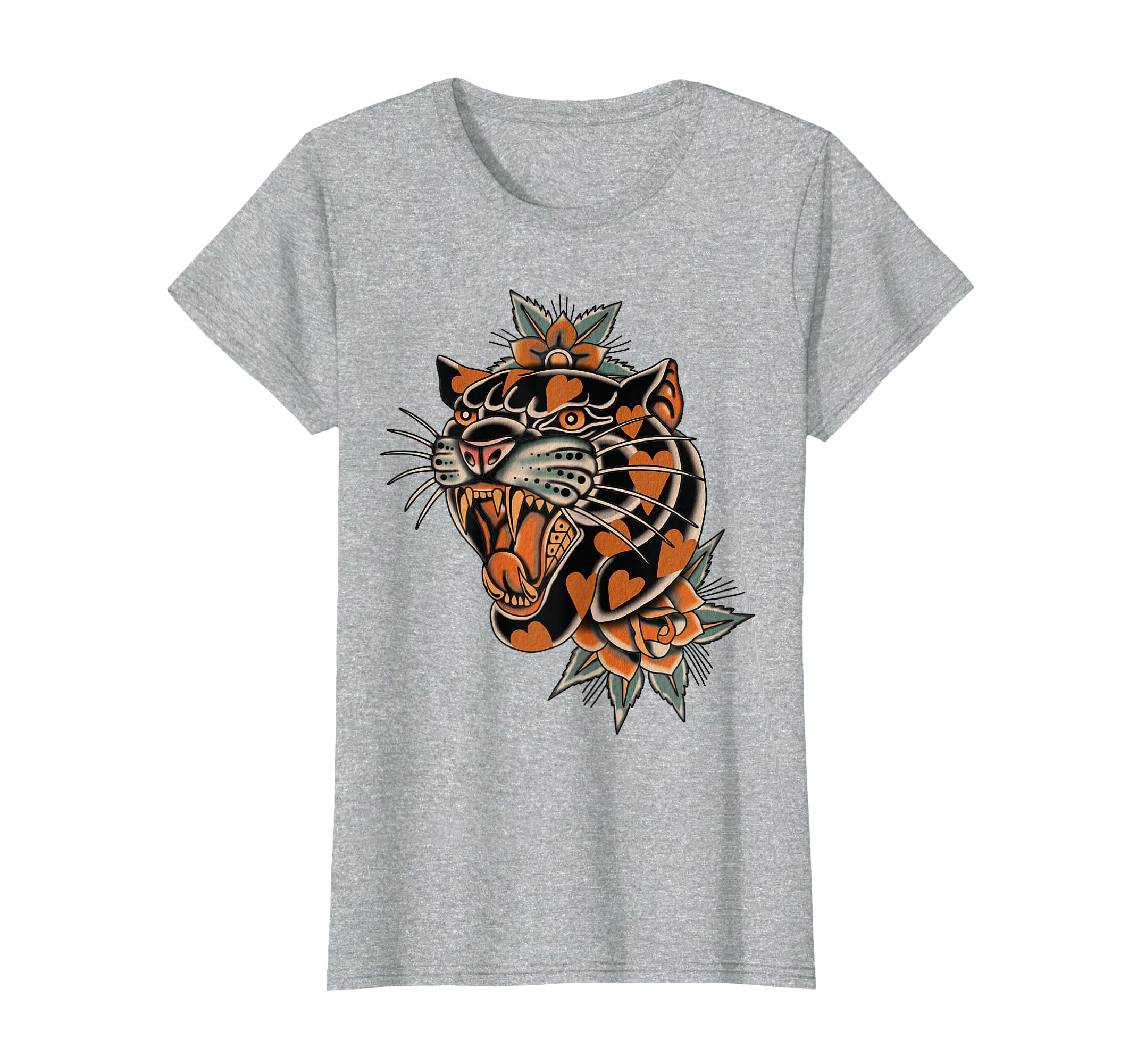 Panther Hearts American Traditional T-Shirt - Novelty Apparel Unisex - T-Shirt, Sweatshirt, Hoodie