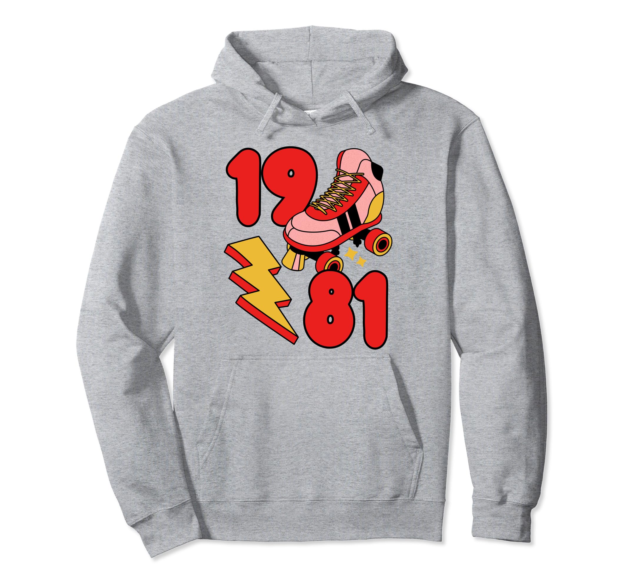 1981 Roller Skate 80S Nostalgia Collector Hoodie - Graphic Print for Adults - T-Shirt, Sweatshirt, Hoodie