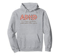Funny Adhd My Brain Works Faster Hoodie - Minimalist Print Unisex - T-Shirt, Sweatshirt, Hoodie