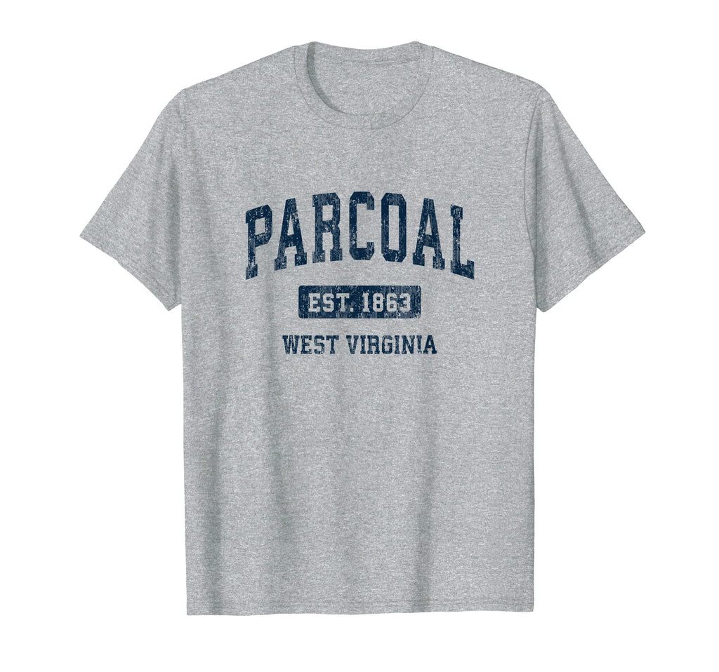 Parcoal West Virginia Wv Athletic Sports T-Shirt - Unique Graphic Unisex - T-Shirt, Sweatshirt, Hoodie