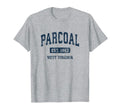 Parcoal West Virginia Wv Athletic Sports T-Shirt - Unique Graphic Unisex - T-Shirt, Sweatshirt, Hoodie