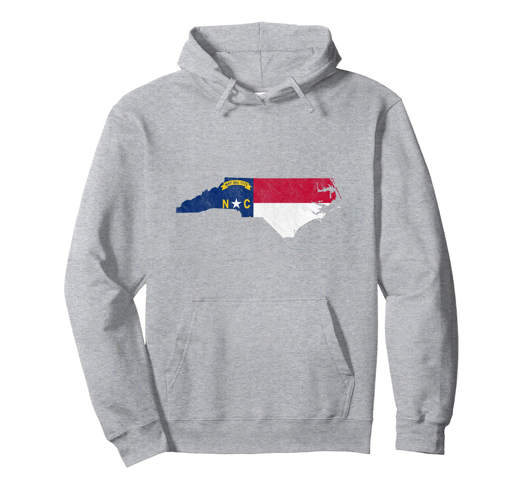 North Carolina State Pride State Flag Hoodie - Streetwear Style Unisex - T-Shirt, Sweatshirt, Hoodie
