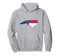 North Carolina State Pride State Flag Hoodie - Streetwear Style Unisex - T-Shirt, Sweatshirt, Hoodie