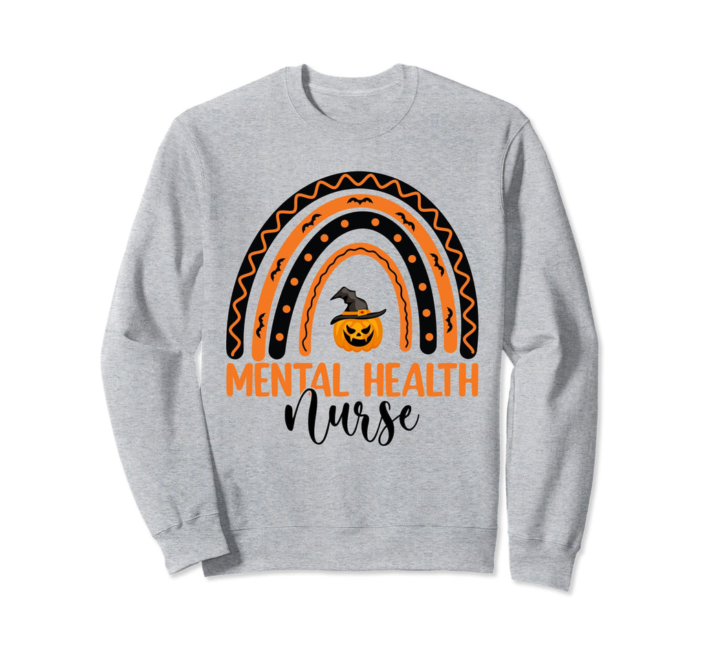Scary Halloween Mental Health Sweatshirt - Custom Art Print Men Women - T-Shirt, Sweatshirt, Hoodie