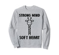Animal Strong Mind Soft Heart Sweatshirt - Aesthetic Graphic for Adults - T-Shirt, Sweatshirt, Hoodie