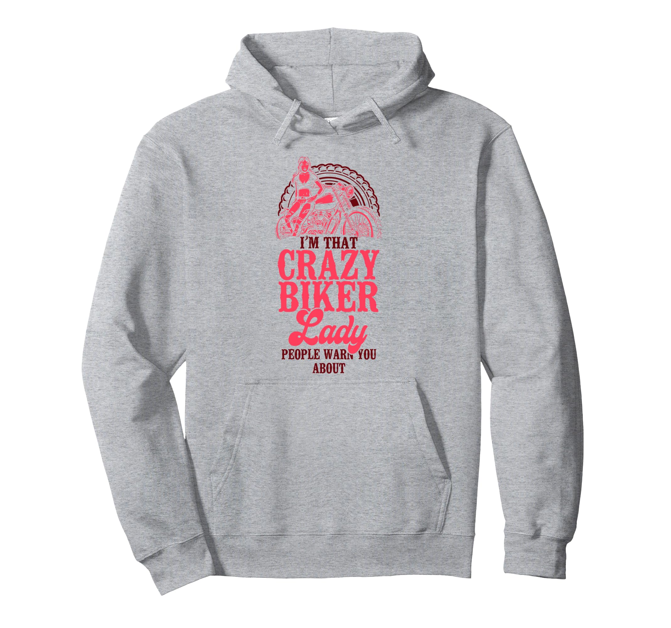 Motorcycle Biker Im That Crazy Biker Hoodie - Unique Graphic for Adults - T-Shirt, Sweatshirt, Hoodie