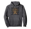 Serenity Prayer Self Love Growth Care Hoodie - Minimalist Print Men Women - T-Shirt, Sweatshirt, Hoodie