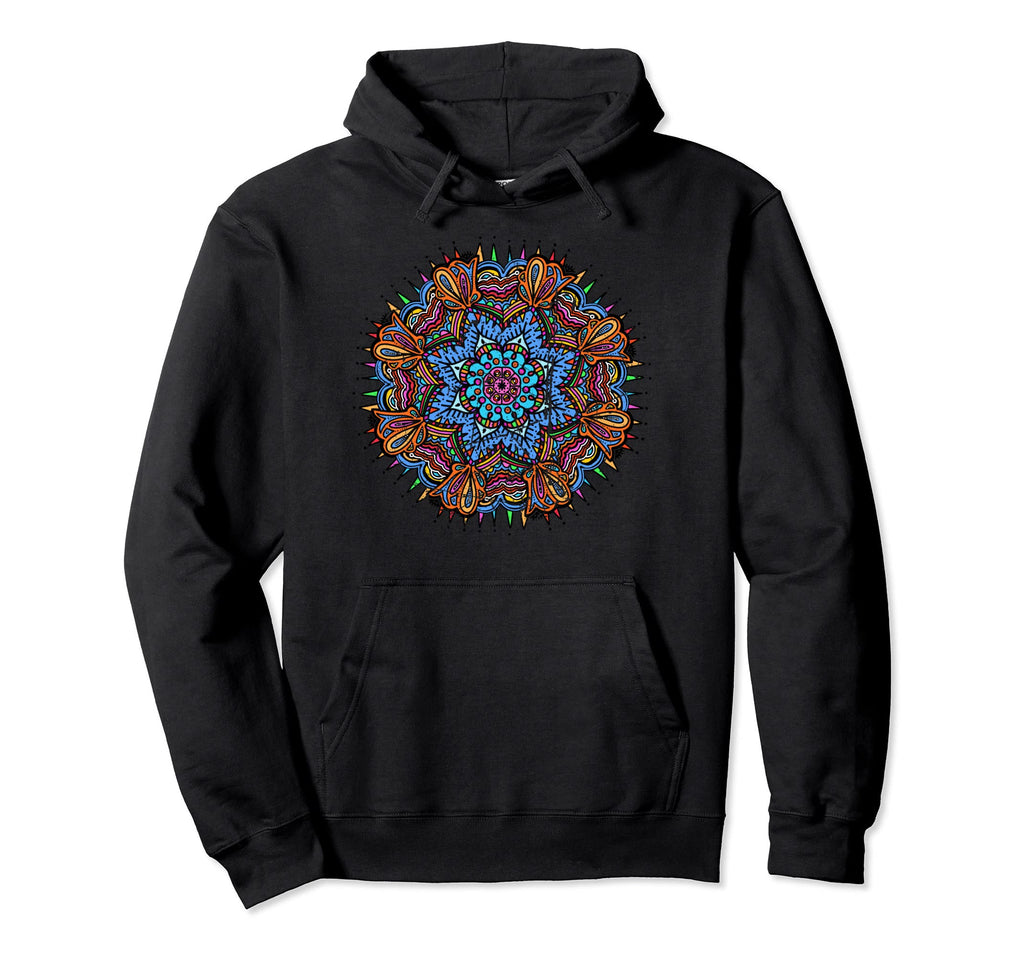 Great Yoga Mandala Meditation And Hoodie - Casual Everyday Wear Men Women - T-Shirt, Sweatshirt, Hoodie