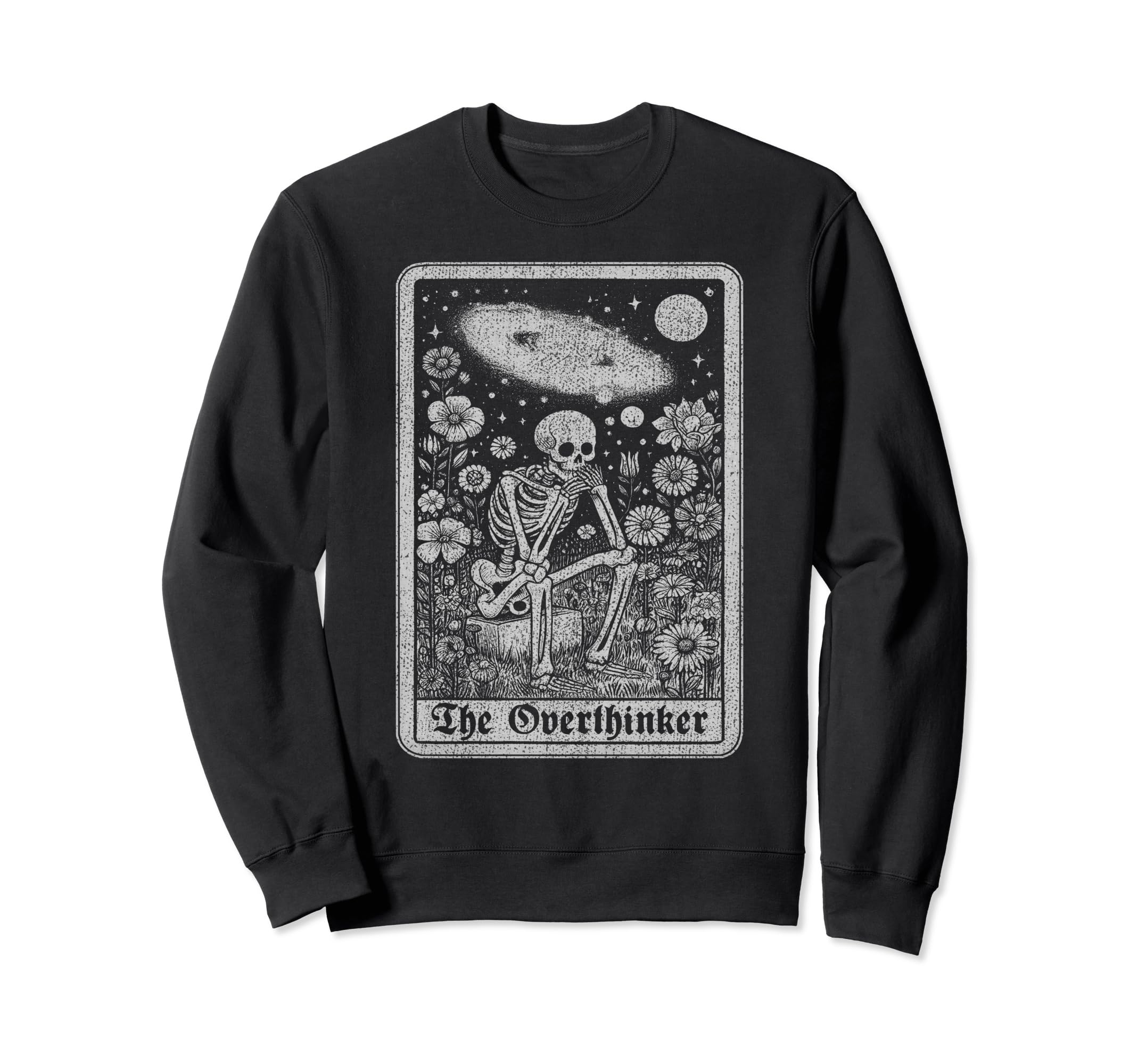 Overthinker Tarot Cards Reader Sweatshirt - Fun Novelty Design Unisex - T-Shirt, Sweatshirt, Hoodie