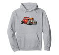 Hotrod Car Illustration Hotrod Hoodie - Trendy Graphic Men Women - T-Shirt, Sweatshirt, Hoodie