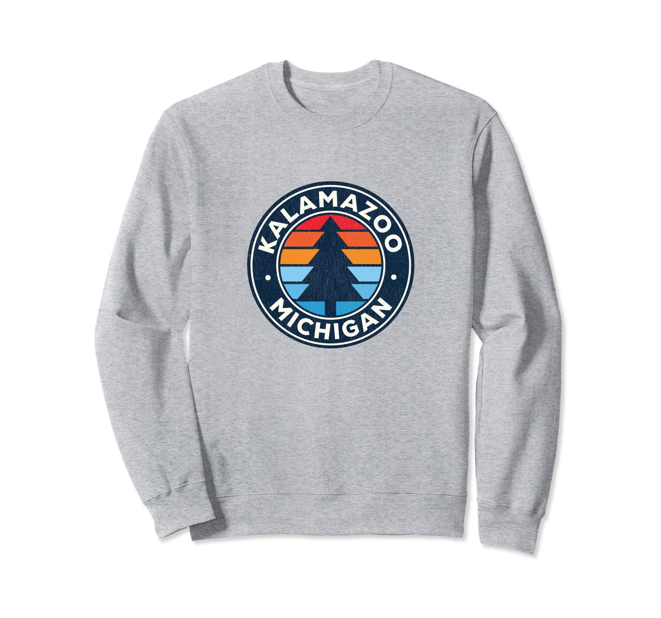 Kalamazoo Michigan Mi 70S Sweatshirt - Aesthetic Graphic Unisex - T-Shirt, Sweatshirt, Hoodie