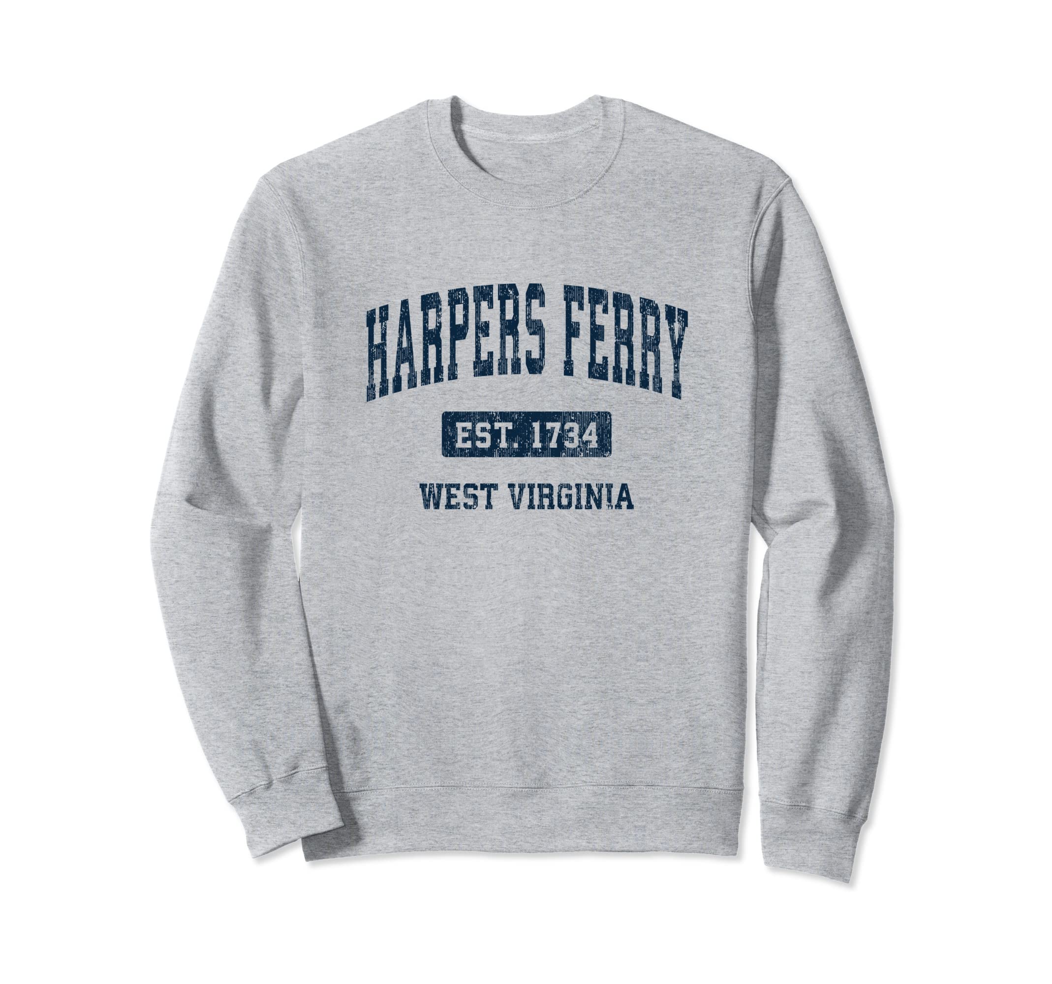Harpers Ferry West Virginia Wv Sweatshirt - Minimalist Print for Adults - T-Shirt, Sweatshirt, Hoodie