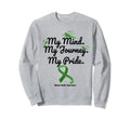 My Mind My Journey My Pride Green Sweatshirt - Minimalist Print for Adults - T-Shirt, Sweatshirt, Hoodie