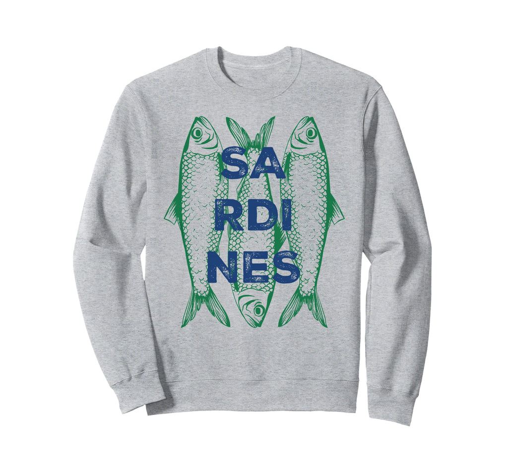 Sardines Illustration Trio Sweatshirt - Aesthetic Graphic Unisex - T-Shirt, Sweatshirt, Hoodie