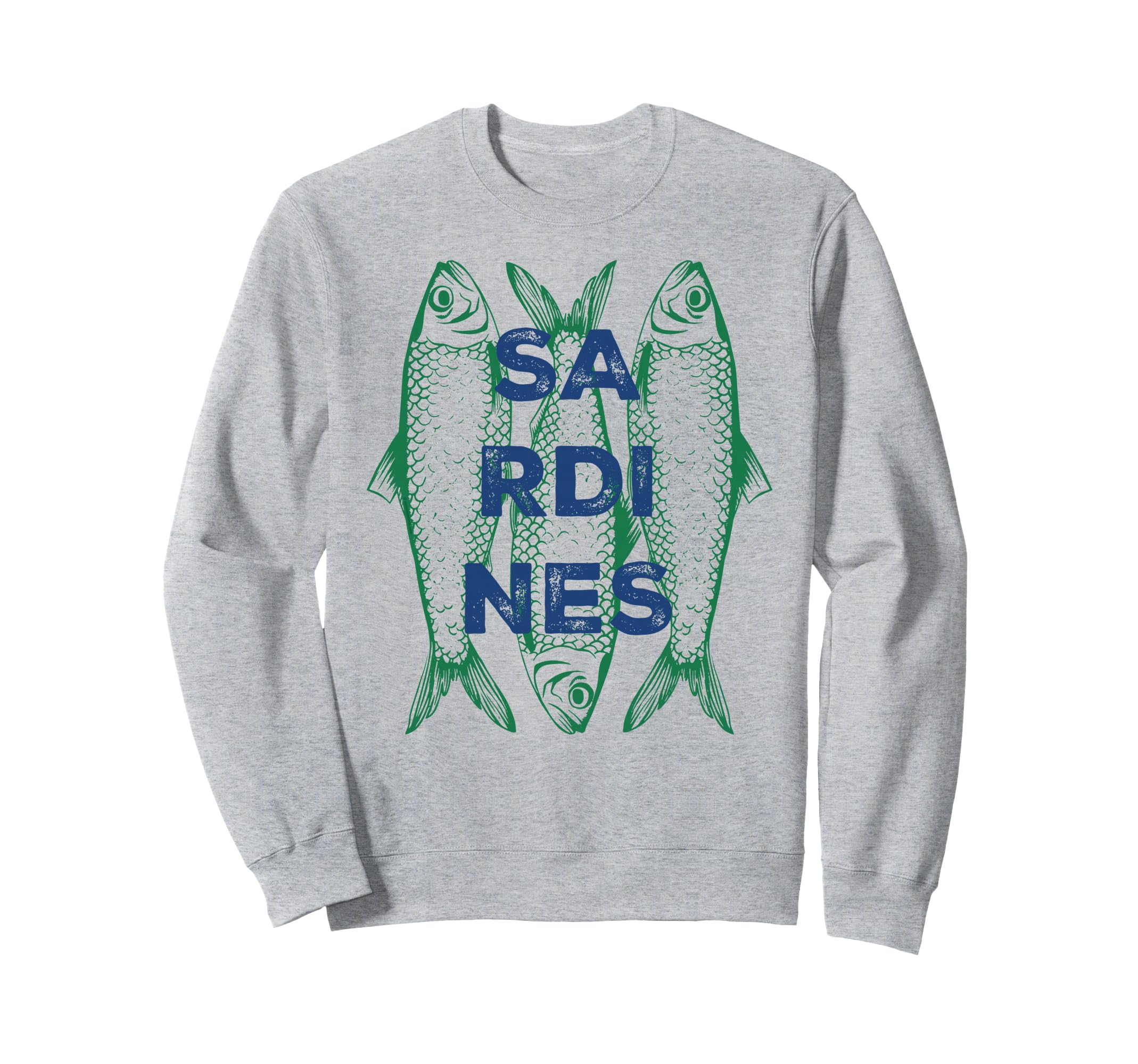 Sardines Illustration Trio Sweatshirt - Aesthetic Graphic Unisex - T-Shirt, Sweatshirt, Hoodie