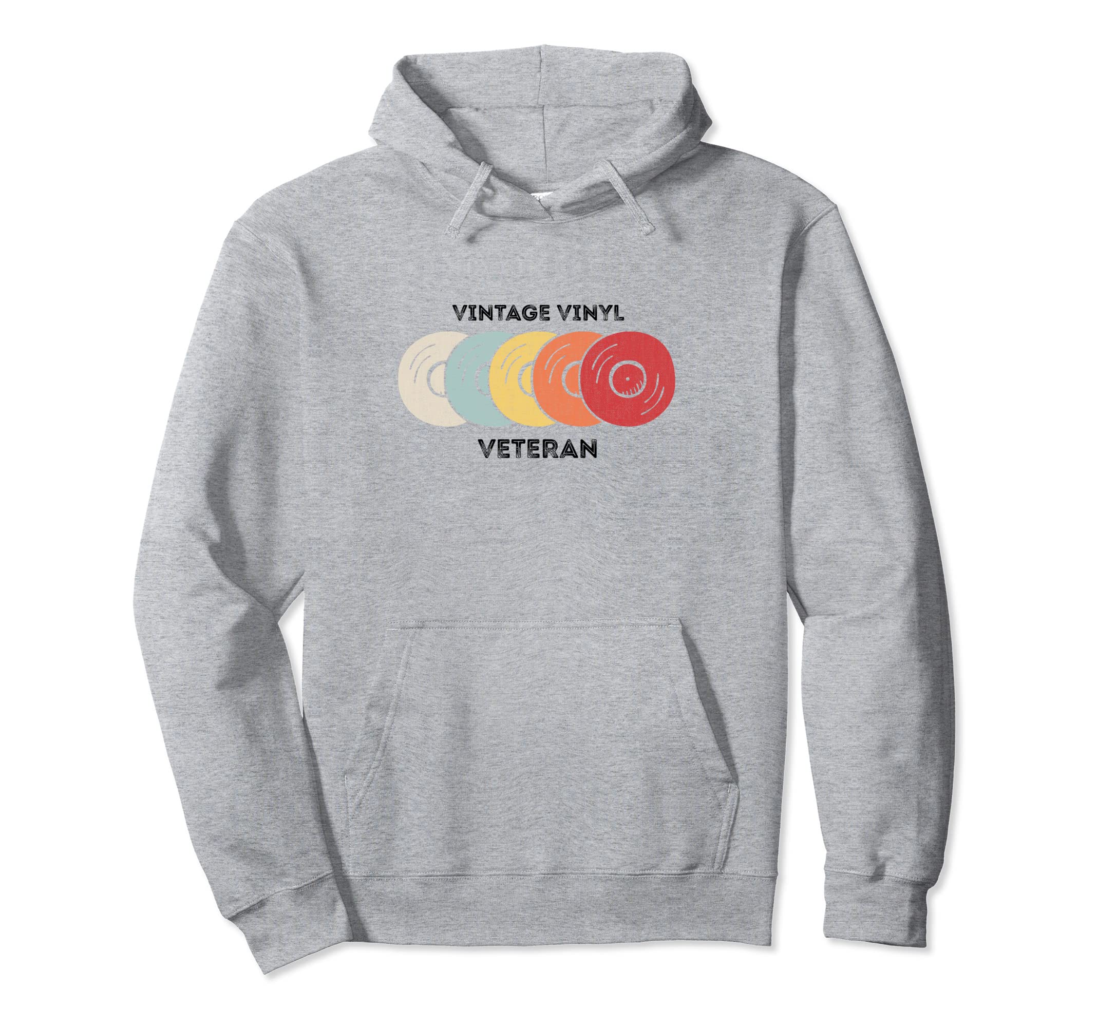 Vinyl Veteran Vinyl Lp Record Vinyls Hoodie - Graphic Print for Adults - T-Shirt, Sweatshirt, Hoodie