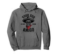 Your Ego Is Not Your Amigo Cowboy Hoodie - Minimalist Print for Adults - T-Shirt, Sweatshirt, Hoodie