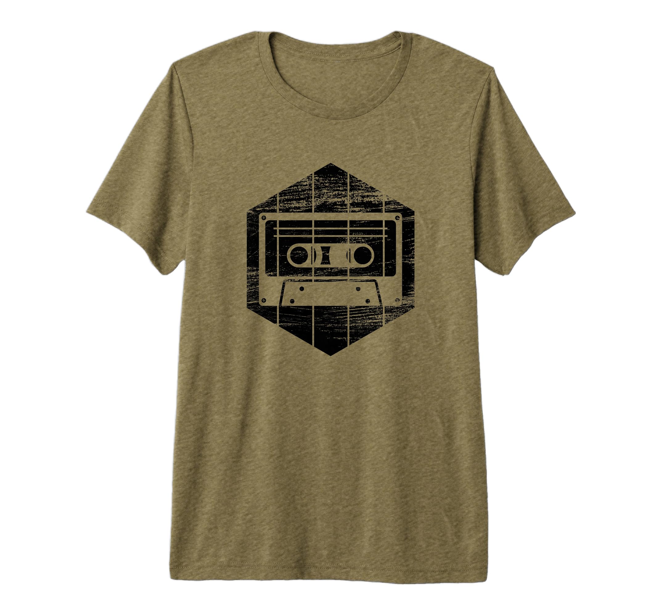 80S Cassette Tape Tri Blend T-Shirt - Fun Novelty Design for Adults - T-Shirt, Sweatshirt, Hoodie