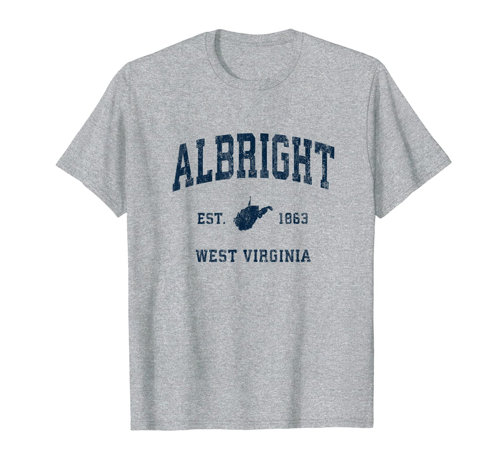 Albright West Virginia Wv Athletic T-Shirt - Aesthetic Graphic Men Women - T-Shirt, Sweatshirt, Hoodie