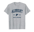 Albright West Virginia Wv Athletic T-Shirt - Aesthetic Graphic Men Women - T-Shirt, Sweatshirt, Hoodie