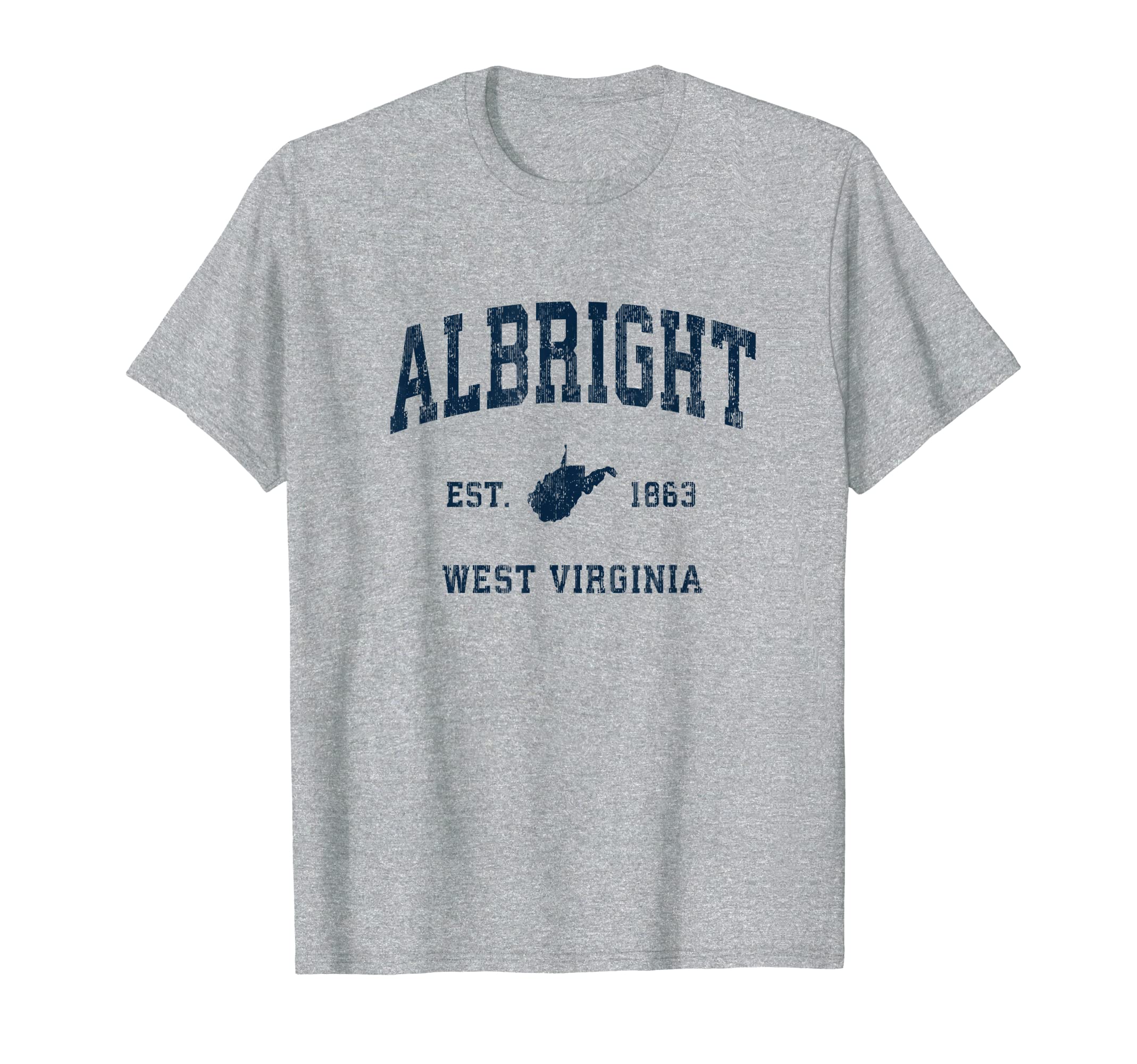 Albright West Virginia Wv Athletic T-Shirt - Aesthetic Graphic Men Women - T-Shirt, Sweatshirt, Hoodie