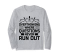 Overthinking Overthinker Funny T-Shirt - Fun Novelty Design for Adults - T-Shirt, Sweatshirt, Hoodie