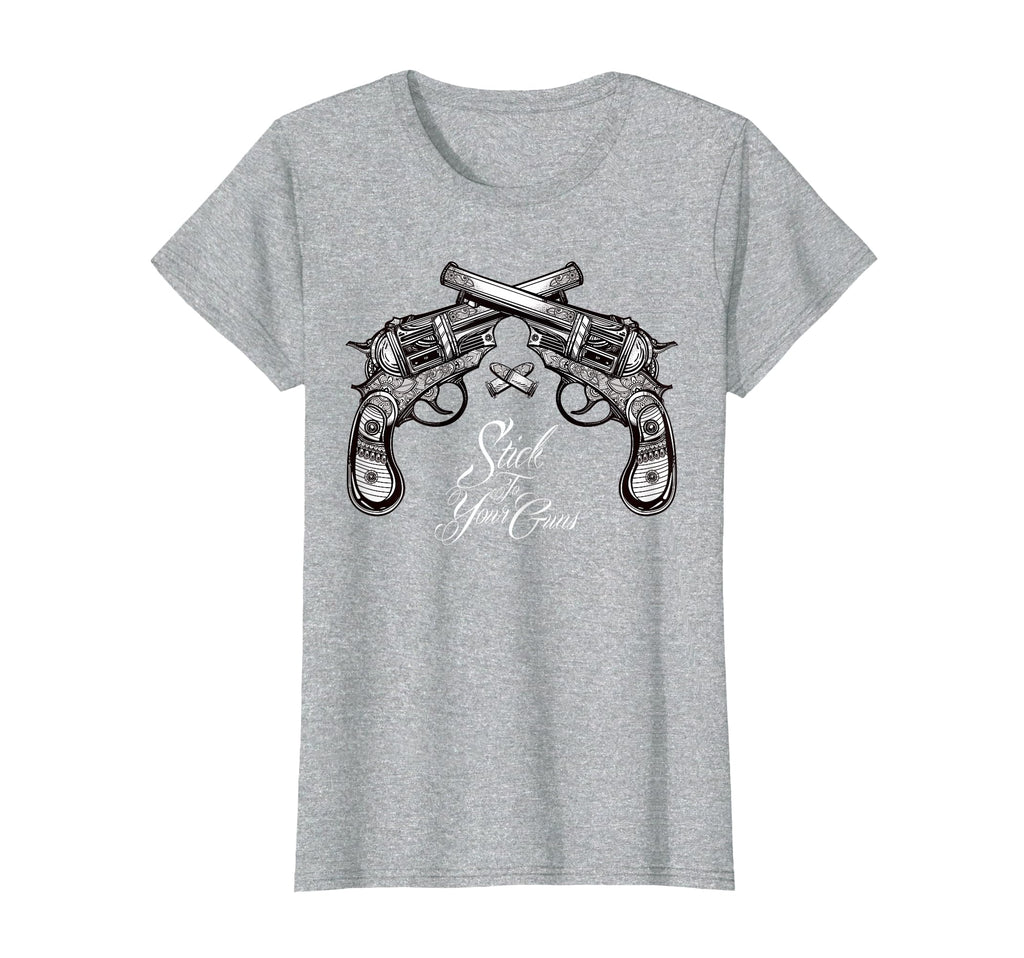 Stick To Your Guns Western Bandit Cowboy T-Shirt - Graphic Print for Adults - T-Shirt, Sweatshirt, Hoodie