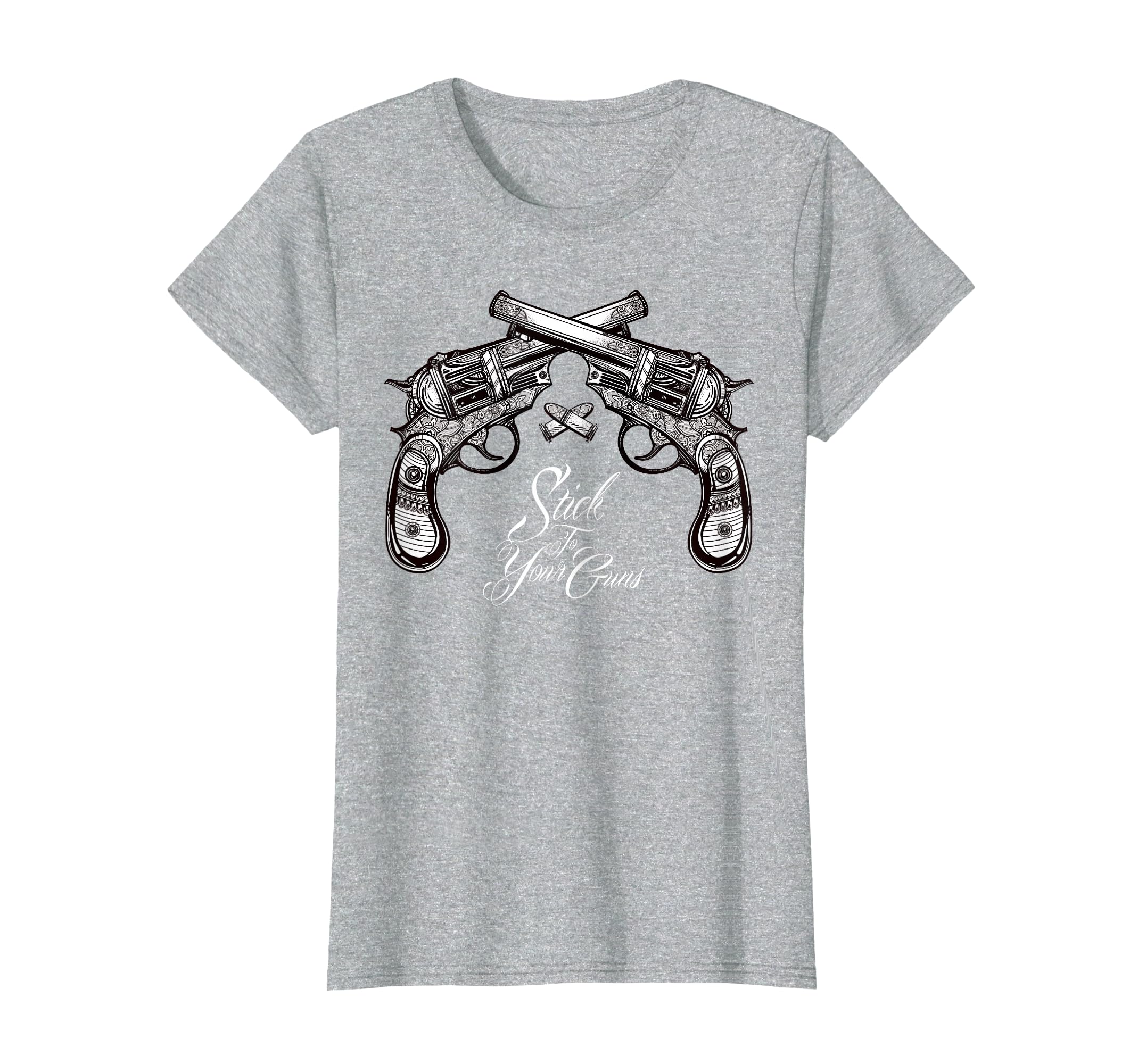 Stick To Your Guns Western Bandit Cowboy T-Shirt - Graphic Print for Adults - T-Shirt, Sweatshirt, Hoodie