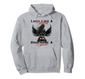 Biker Motorcycle Like Beauty Ride Like Hoodie - Trendy Graphic Unisex - T-Shirt, Sweatshirt, Hoodie