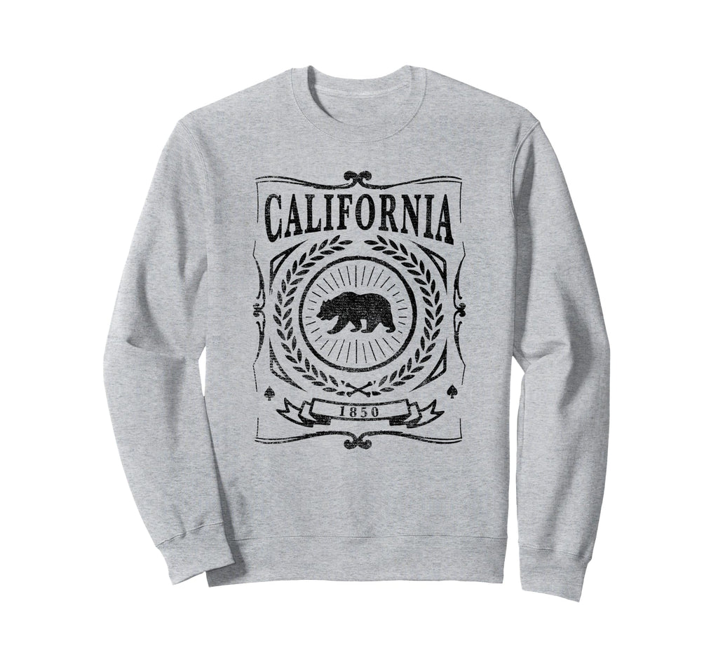 Trendy California 1850 Bear Sweatshirt - Casual Everyday Wear Unisex - T-Shirt, Sweatshirt, Hoodie
