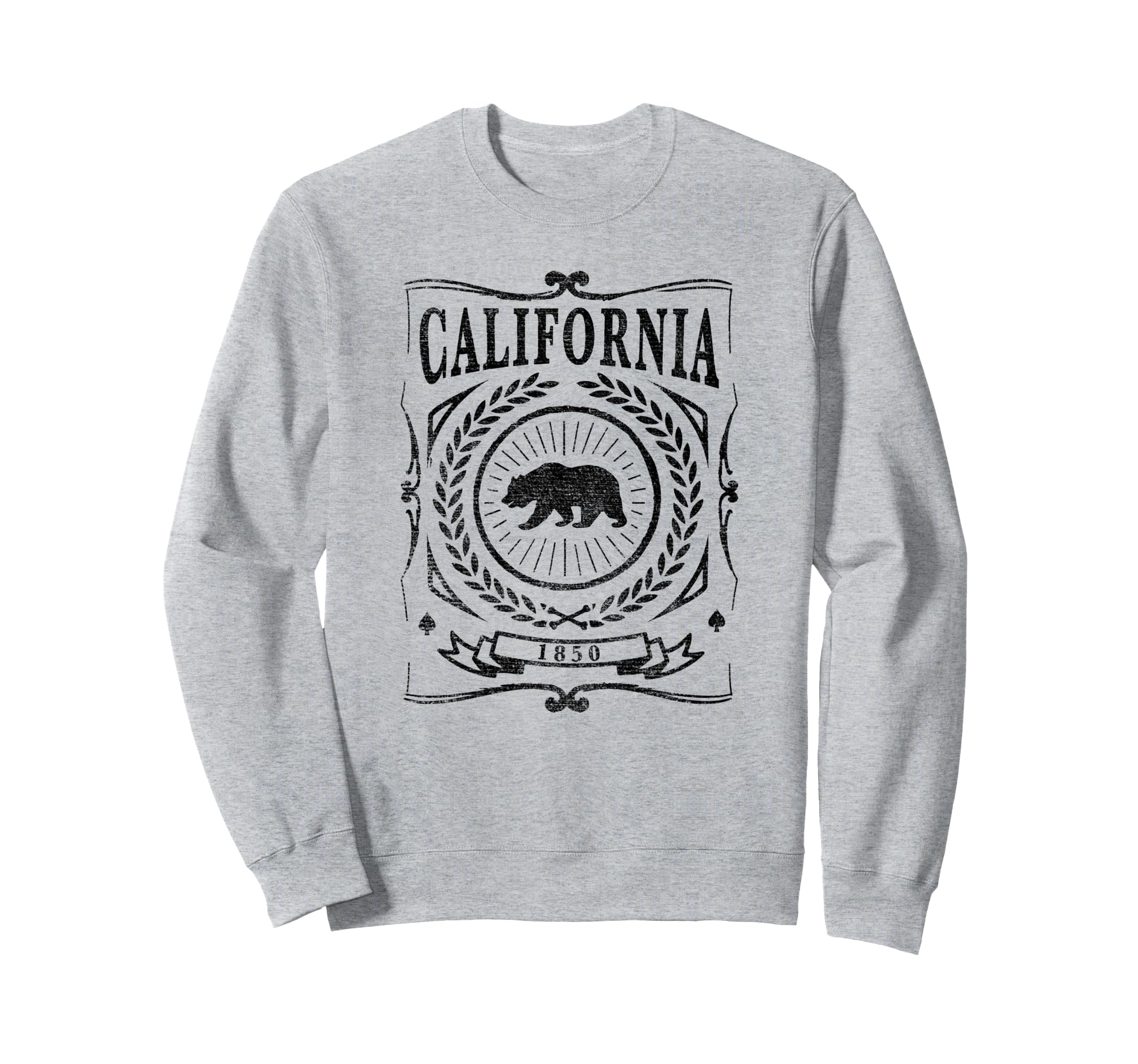 Trendy California 1850 Bear Sweatshirt - Casual Everyday Wear Unisex - T-Shirt, Sweatshirt, Hoodie